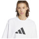 Adidas Γυναικεία κοντομάνικη μπλούζα Future Icons 3 Bar Logo Cropped Tee